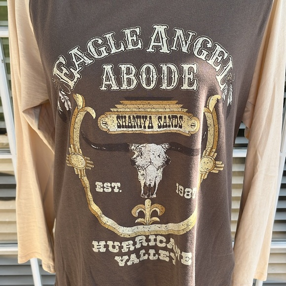 Spell & The Gypsy Eagle Angel Abode Long Sleeve Tee Sz. Large - Picture 2 of 8